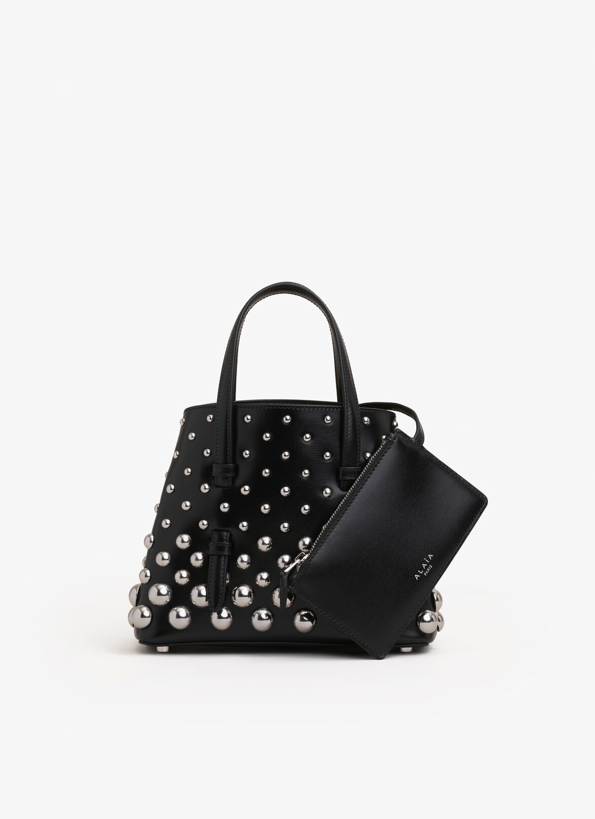 MINA 20 BAG IN NAPPA LEATHER ALAÏA BLACK MINA 20 BAG IN NAPPA LEATHER